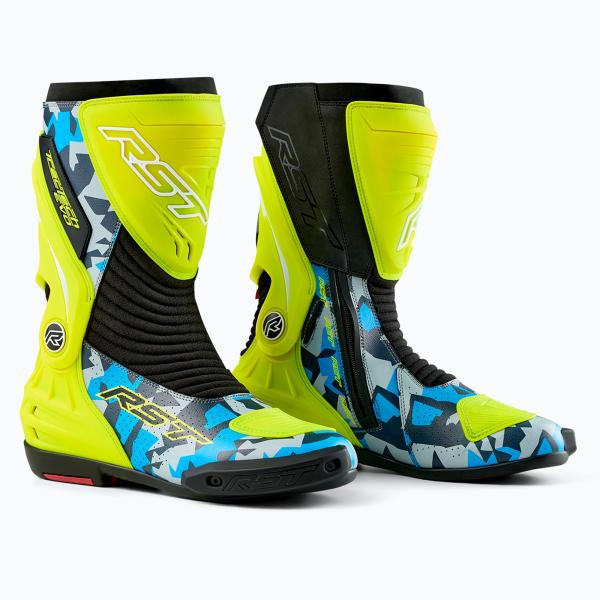 RST RST Tractech Evo D3O Boots (Limited Edition) Splinter Camo Blue